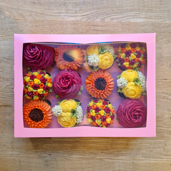 Vegan Flower Cupcake Giftbox