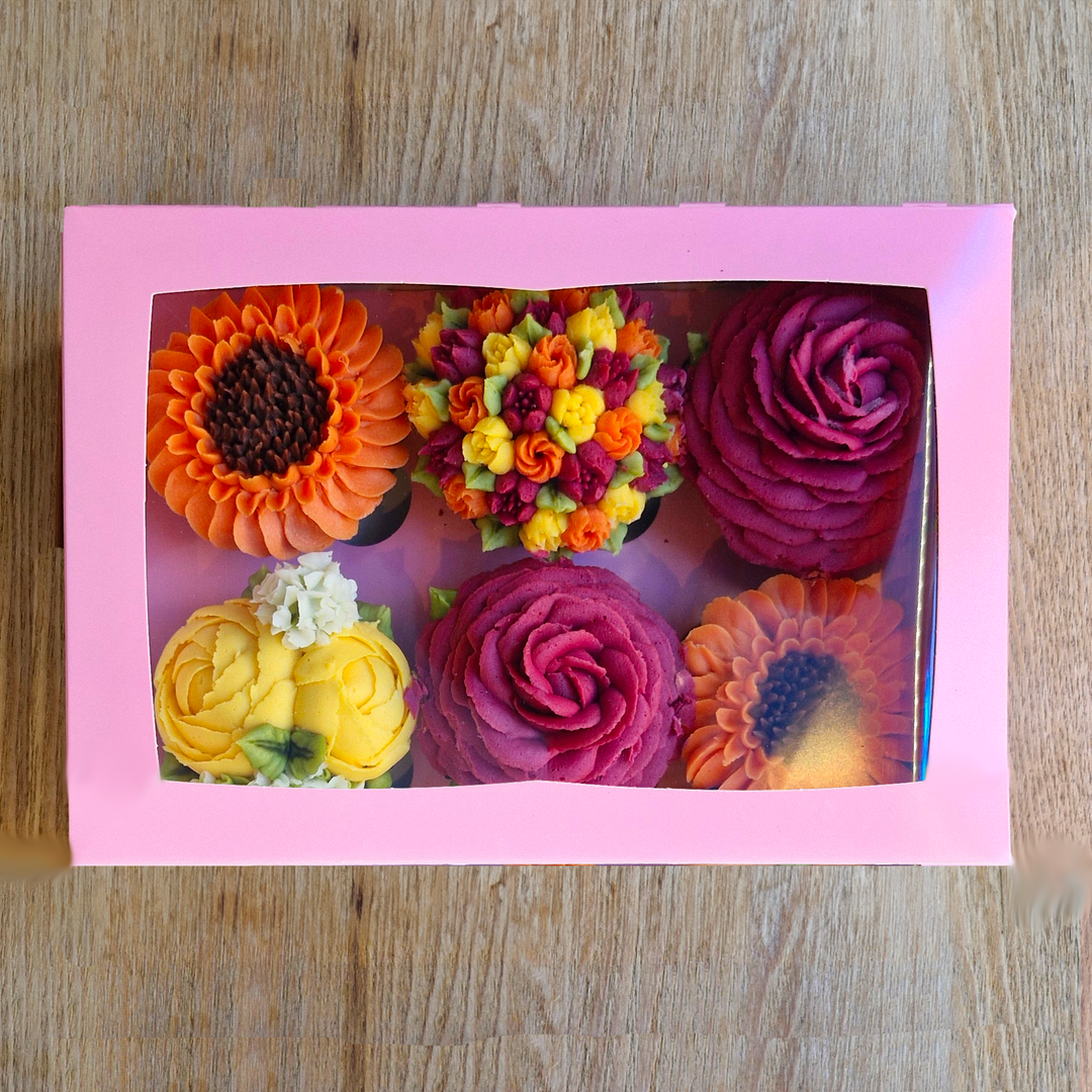 Vegan Flower Cupcake Giftbox