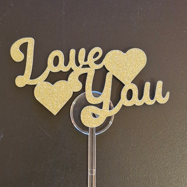 Baby Glitter Topper