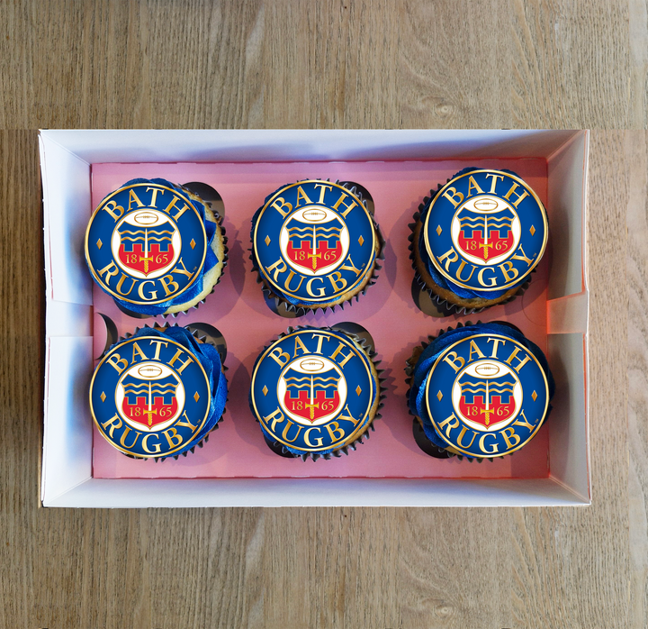 Rugby Cupcake Giftbox