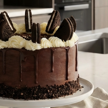 Vegan Chocolate Oreo Cake