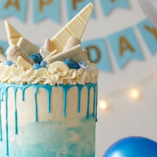 Pretty in Blue Cake