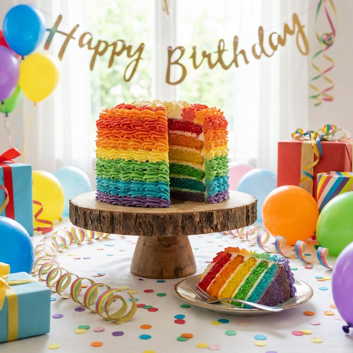 Rainbow Cake