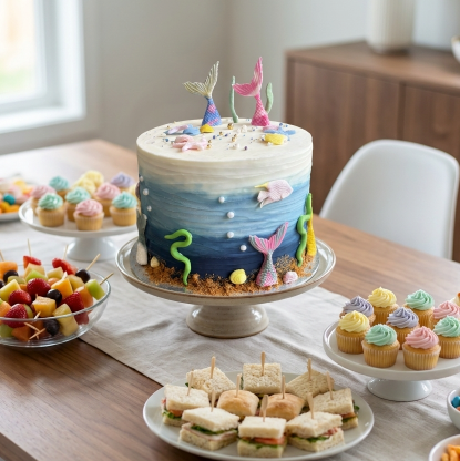 The Enchanted Under the Sea Luxury Mermaid Cake