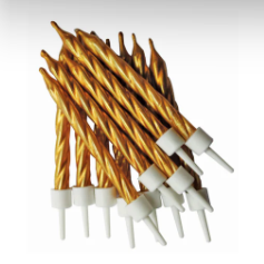 12 Gold Candles