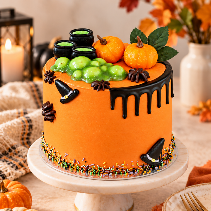 Witches’ Brew Halloween Cake