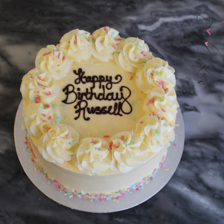 Vanilla Confetti Cake