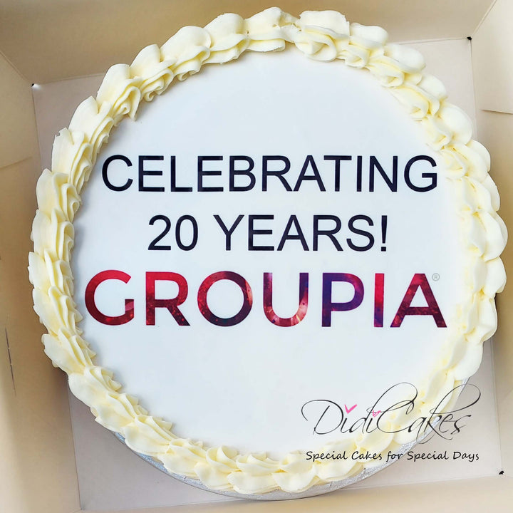 Gluten Free Photo Topper Cake