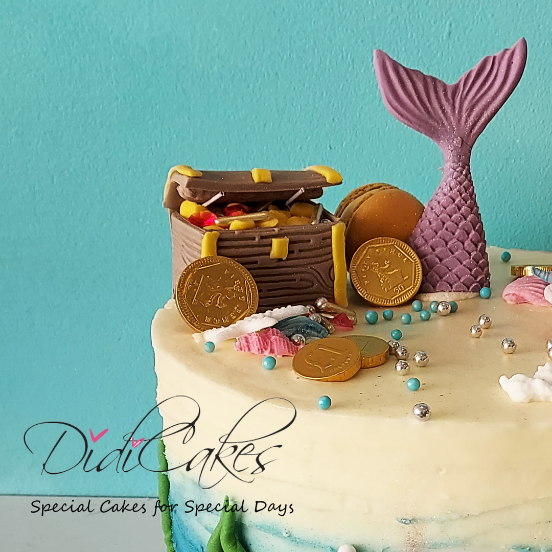 Pirate and Mermaids Cake