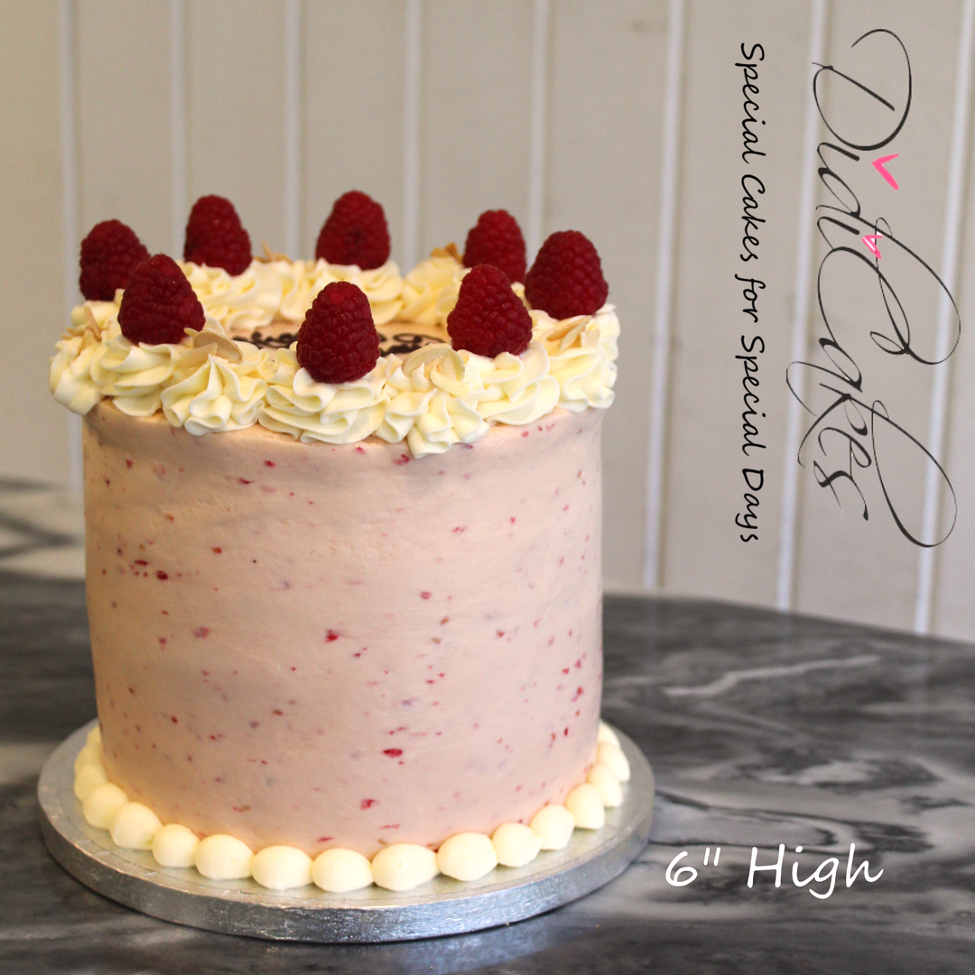 Vegan Raspberry and Vanilla Cake