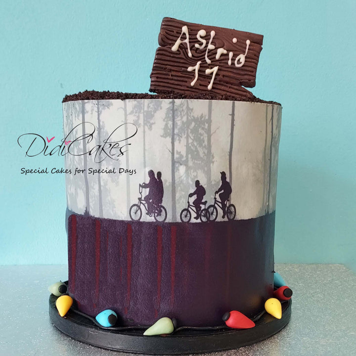 Gluten Free Stranger Things Cake