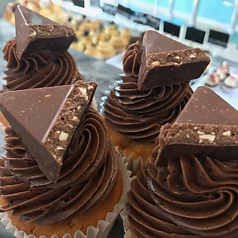 Gluten Free Toblerone Cupcake